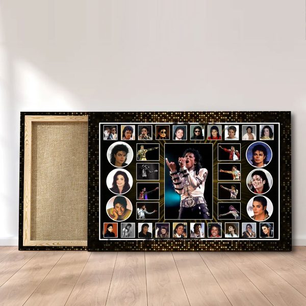 Michael Jackson Rectangle Canvas With Inner Frame - HOATT 7352
