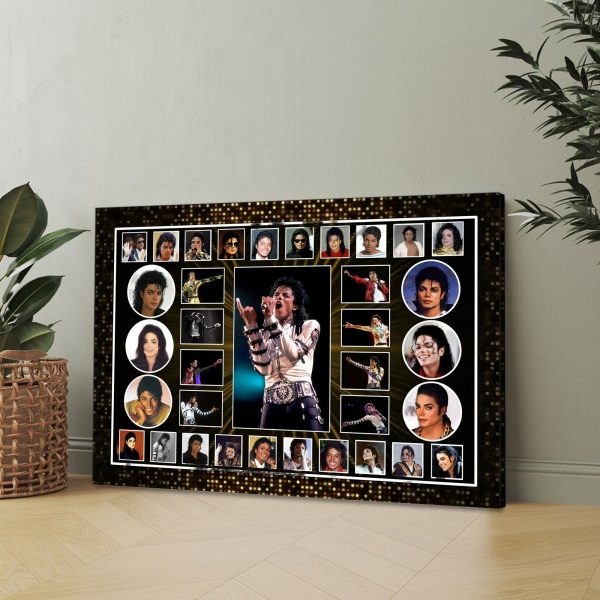 Michael Jackson Rectangle Canvas With Inner Frame - HOATT 7352