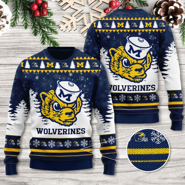 Michigan Wolverines Football 3D Ugly Sweater - TANTN 9815