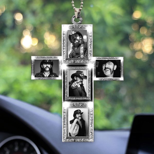 Motörhead Band x Lemmy Kilmister Music Custom Shape 2-sided Acrylic Car Ornament - HOATT 7695