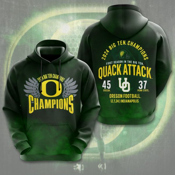 Oregon Ducks Football 3D Apparel – VANDH 4023