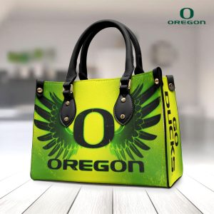Oregon Ducks Football Leather HandBag - VANDH 4108