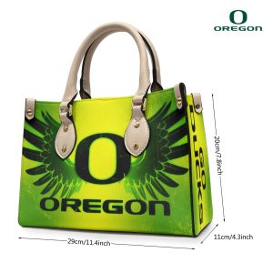 Oregon Ducks Football Leather HandBag - VANDH 4108