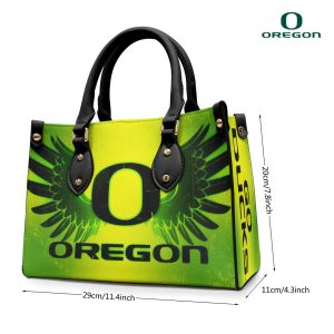Oregon Ducks Football Leather HandBag - VANDH 4108