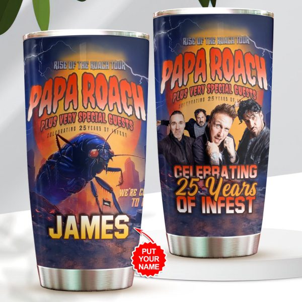 Personalized Papa Roach Tumbler Cup - VANDH 4059