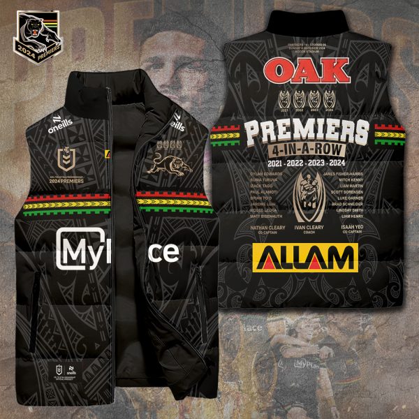 Penrith Panthers 3D Down Vest - TANTN 9912