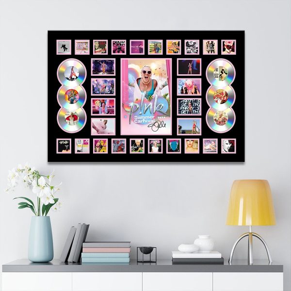 P!nk Rectangle Canvas With Inner Frame - MAITM 9081