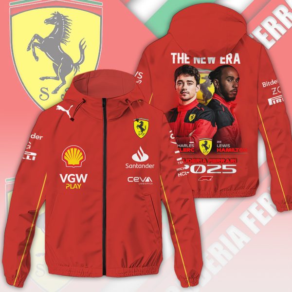 Scuderia Ferrari 3D Windbreaker Jacket - MAITM 9184