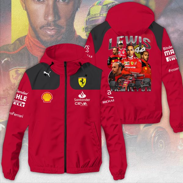 Scuderia Ferrari x Lewis Hamilton 3D Windbreaker Jacket - MAITM 9226