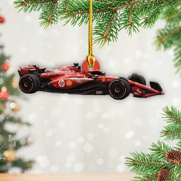 4PCS Lewis Hamilton x Scuderia Ferrari Custom Shape 2-sided Acrylic Ornament - TANTN 10108