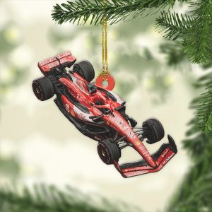 Lewis Hamilton x Scuderia Ferrari Custom Shape 2-sided Acrylic Ornament - TANTN 10108.1