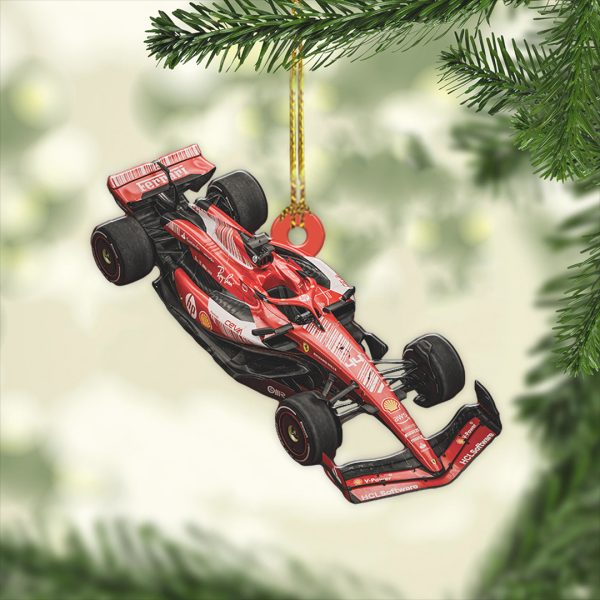 Lewis Hamilton x Scuderia Ferrari Custom Shape 2-sided Acrylic Ornament - TANTN 10108.1
