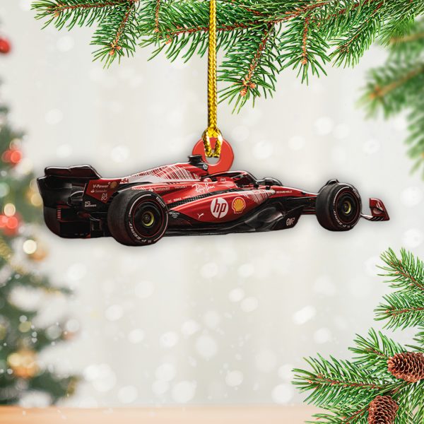 4PCS Lewis Hamilton x Scuderia Ferrari Custom Shape 2-sided Acrylic Ornament - TANTN 10108