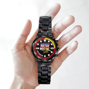 Scuderia Ferrari x Lewis Hamilton Black Stainless Steel Watch - HOATT 7631