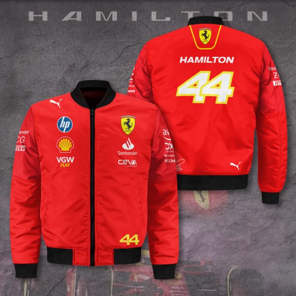 Scuderia Ferrari x Lewis Hamilton 3D Bomber Jacket - TANTN 9928