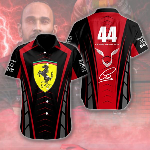Scuderia Ferrari x Lewis Hamilton Short Sleeve Dress Shirt – HOATT 7740.1