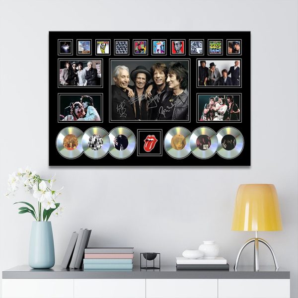 The Rolling Stones Rectangle Canvas With Inner Frame - MAITM 9080
