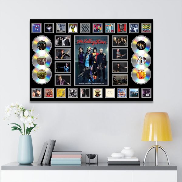 The Rolling Stones Rectangle Canvas With Inner Frame - MAITM 9403