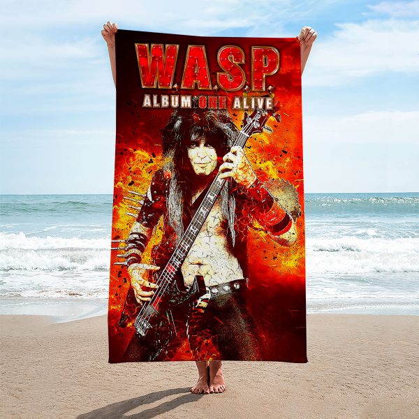 W.A.S.P. Rectangle Beach Towel - HOATT 7636
