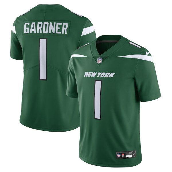 Men's New York Jets Ahmad Sauce Gardner Nike Gotham Green Vapor Untouchable Limited Jersey - GNE DROP420