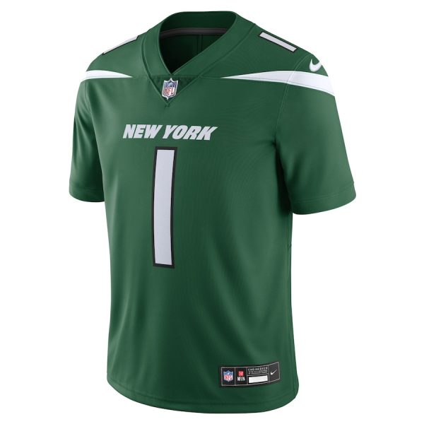 Men's New York Jets Ahmad Sauce Gardner Nike Gotham Green Vapor Untouchable Limited Jersey - GNE DROP420