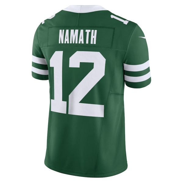 Men's New York Jets Joe Namath Nike Legacy Green Vapor F.U.S.E. Limited Jersey - GNE DROP550