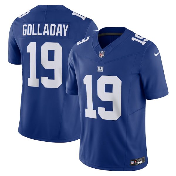 Men's New York Giants Kenny Golladay Nike Royal Vapor F.U.S.E. Limited Jersey - GNE DROP565