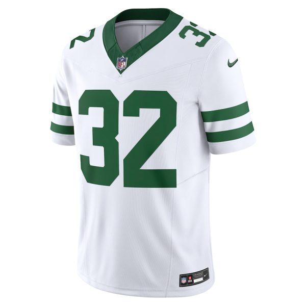 Men's New York Jets Michael Carter Nike Legacy White Vapor F.U.S.E. Limited Jersey - GNE DROP433