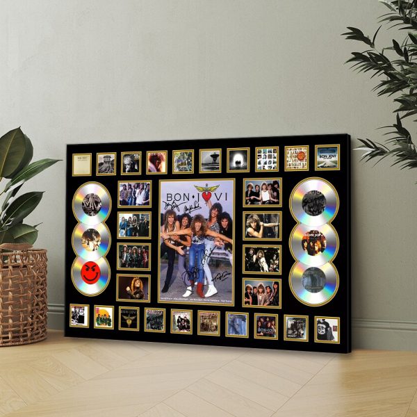 Bon Jovi Rectangle Canvas With Inner Frame - MAITM 9650