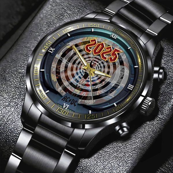 Rock Music Black Stainless Steel Watch - GNE NEW34