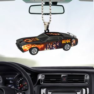 Rock Music Custom Shape 2-sided Acrylic Car Ornament - TANTN 10488