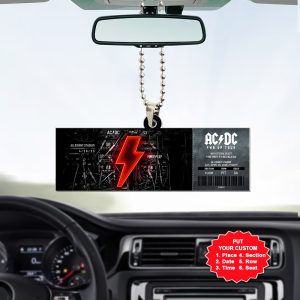 Personalized Rock Music Custom Shape 2-sided Acrylic Car Ornament - MAITM 9641