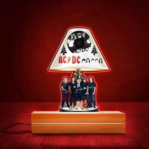 Rock Music Led Light with Wooden Base (7 Colors) - HOATT 7946