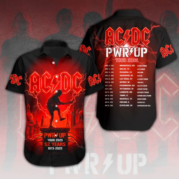 Rock Music Short Sleeve Dress Shirt – HOATT 7741.1