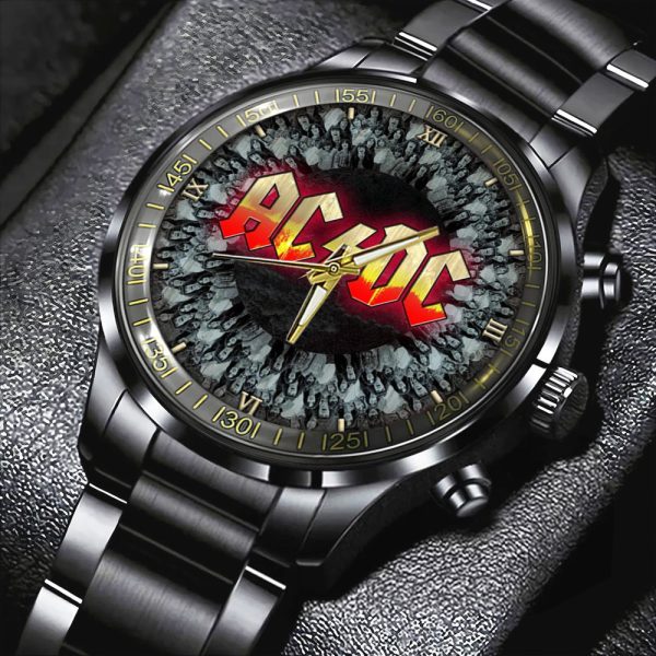 Rock Music Black Stainless Steel Watch - GNE NEW16