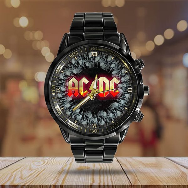 Rock Music Black Stainless Steel Watch - GNE NEW16