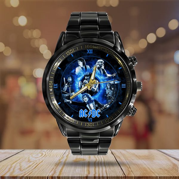 Rock Music Black Stainless Steel Watch - HOATT 7843