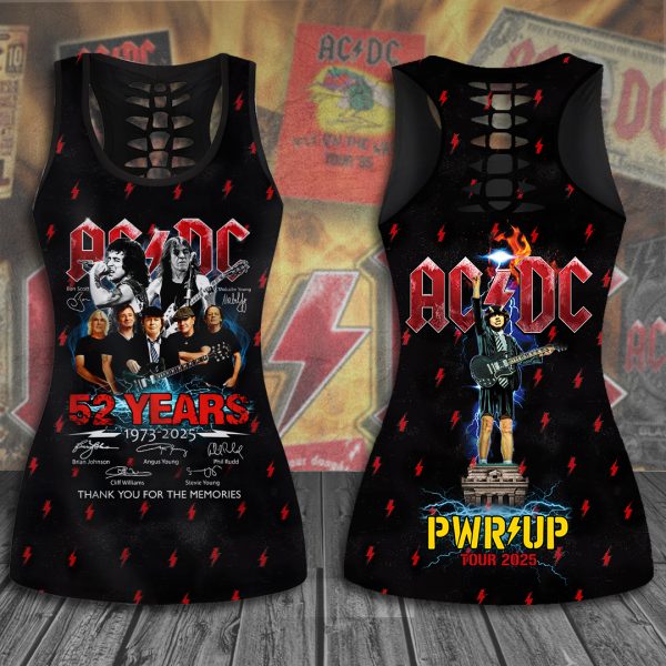Rock Music Hollow Tank Top Leggings - HOATT 7799