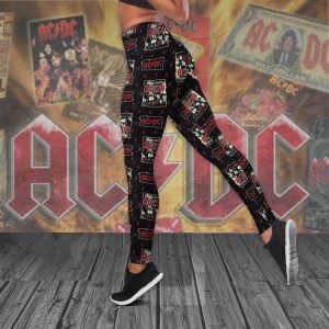 Rock Music Hollow Tank Top Leggings - HOATT 7799