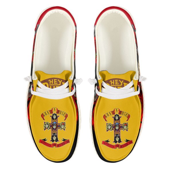 Guns N' Roses Custom Hey Dude Shoes - ANHNV 5822