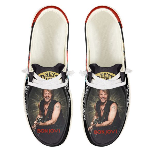 Bon Jovi Custom Hey Dude Shoes - ANHNV 5831
