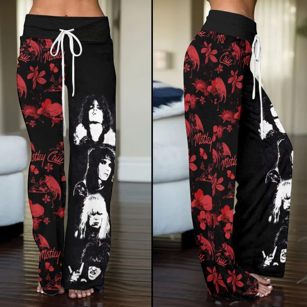 Mötley Crüe High-Waisted Straight-Leg Trousers - ANHNV 5836