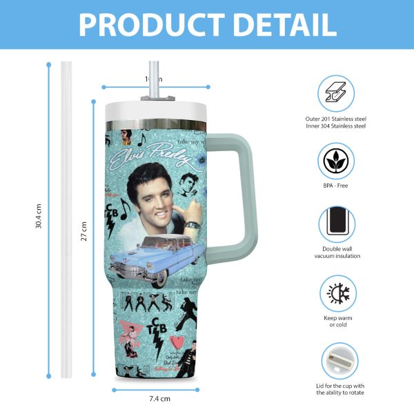 Elvis Presley 40oz Stanley Tumbler - ANHNV 5840
