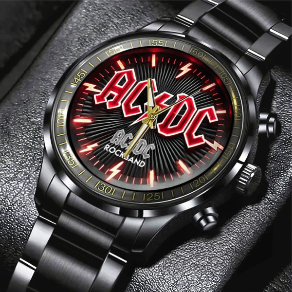 Rock Music Black Stainless Steel Watch - ANHNV 5862