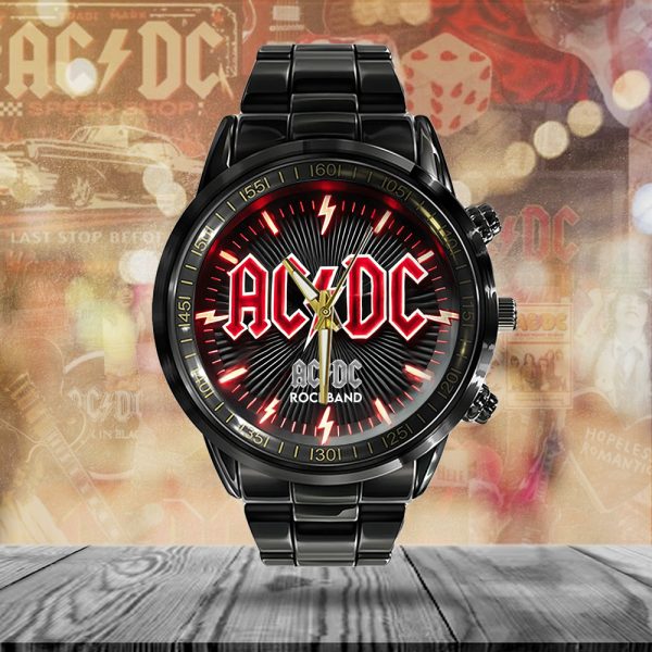 Rock Music Black Stainless Steel Watch - ANHNV 5862