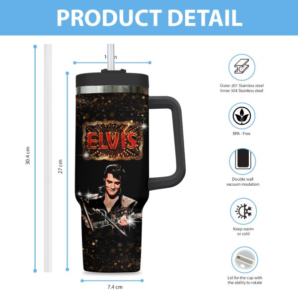 Elvis Presley 40oz Stanley Tumbler - ANHNV 5864