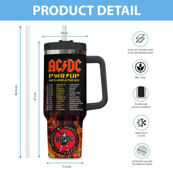 Rock Music 40oz Stanley Tumbler - ANHNV 5871