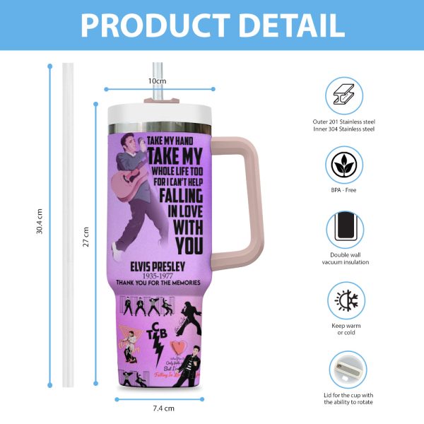 Elvis Presley 40oz Stanley Tumbler - ANHNV 5883