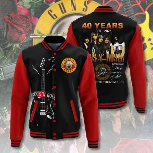 Guns N' Roses Varsity Jacket – ANHNV 5891