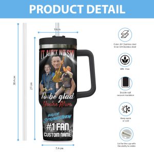 Personalized Bruce Springsteen 40oz Stanley Tumbler - ANHNV 5894